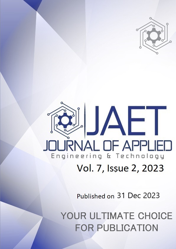 					View Vol. 7 No. 2 (2023): Journal of Applied Engineering & Technology
				